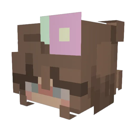 Rose_Fawn14 Minecraft avatar head, 3D render