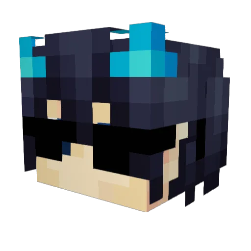 Rose_Gen0cide Minecraft avatar head, 3D render