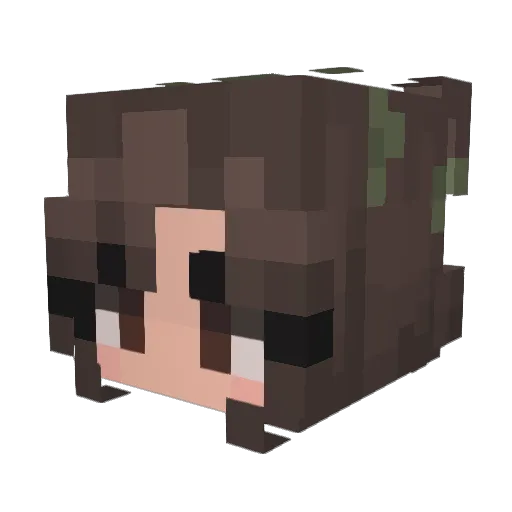 Rose_Jackalope Minecraft avatar head, 3D render
