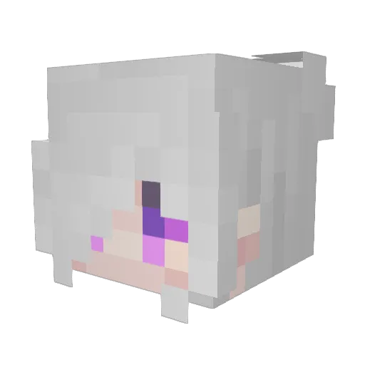 Rose_Kettle Minecraft avatar head, 3D render