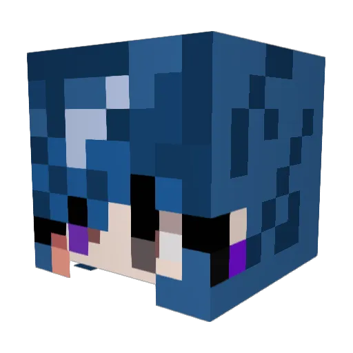 Rose_Moon2023 Minecraft avatar head, 3D render