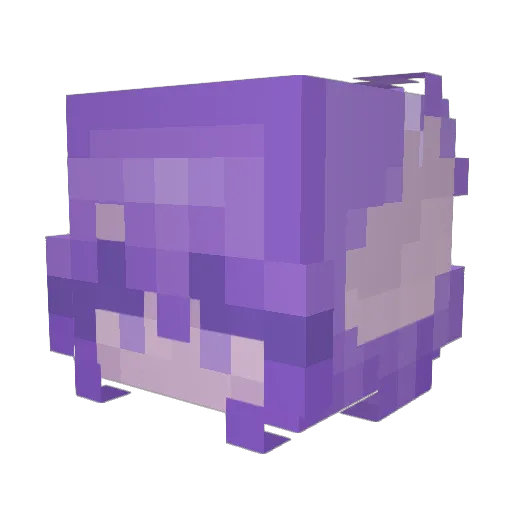 Roseanneni Minecraft avatar head, 3D render