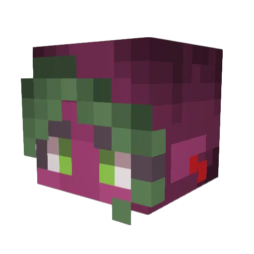 Rosebush425 Minecraft avatar head, 3D render
