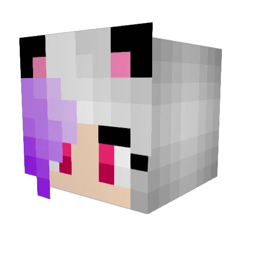 Rosegrave Minecraft avatar head, 3D render