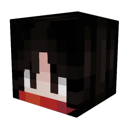 Roselyn_23 Minecraft avatar head, 3D render