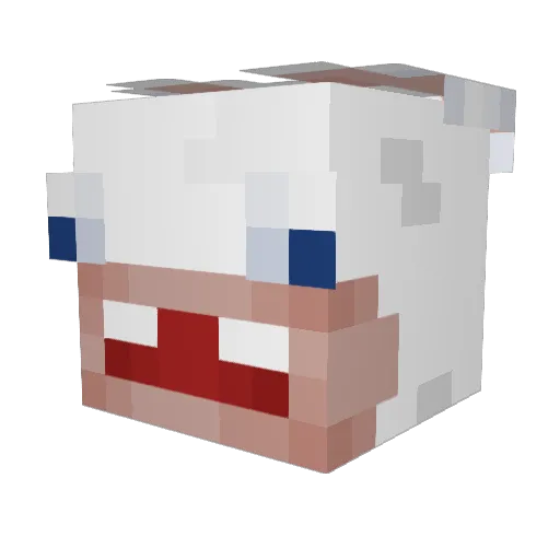 Rosen_Z Minecraft avatar head, 3D render