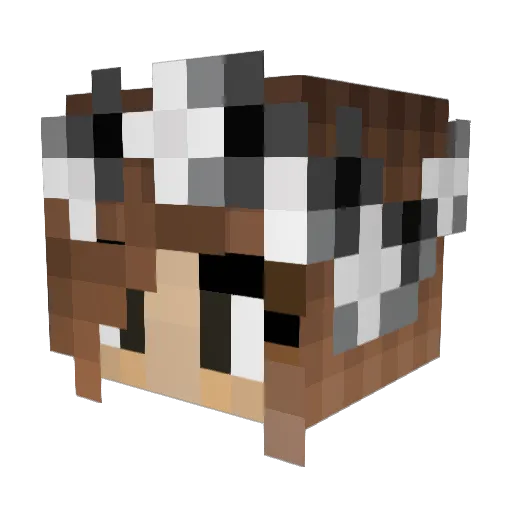 Rosenkind Minecraft avatar head, 3D render