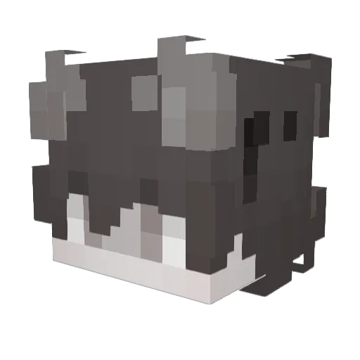 Rosethrn Minecraft avatar head, 3D render