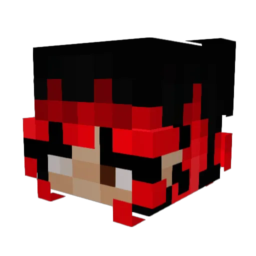 Rosevyn Minecraft avatar head, 3D render