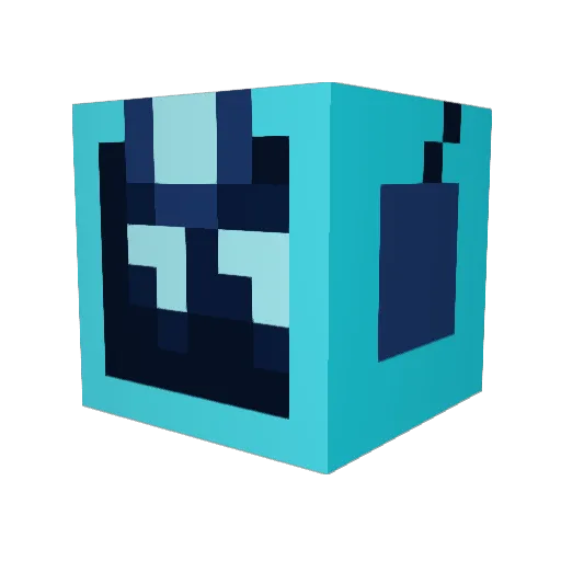 RoseyBorealis Minecraft avatar head, 3D render