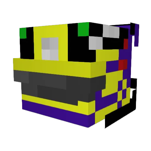 RoseyTheBear Minecraft avatar head, 3D render