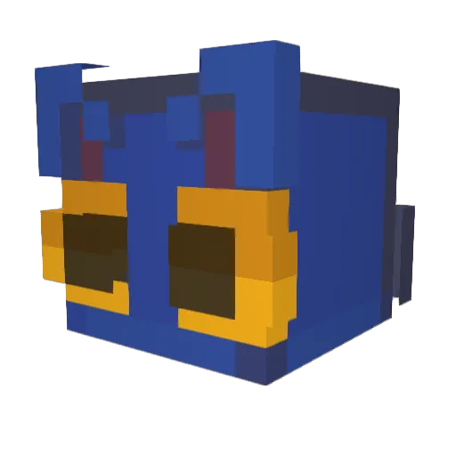 Minecraft-Avatar von Roseyheart: Kopf als 3D-Render