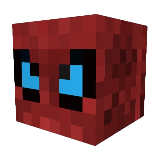 Roshanan Minecraft avatar head, 3D render