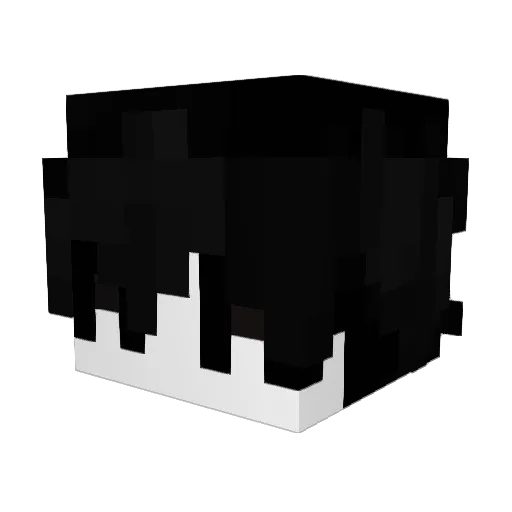 Roshox Minecraft avatar head, 3D render