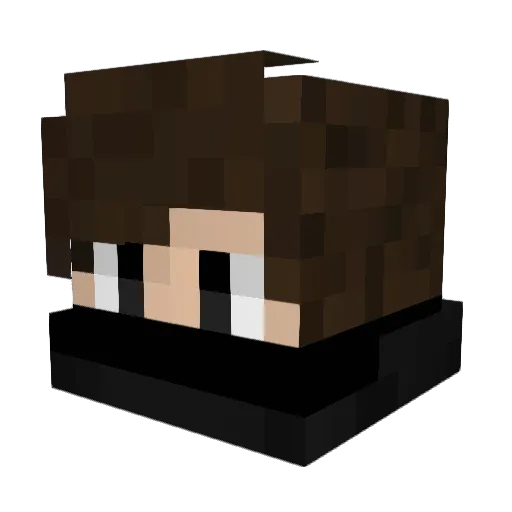 Rosic24 Minecraft avatar head, 3D render