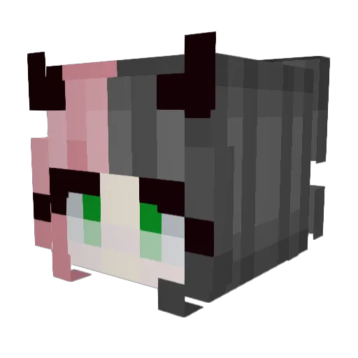 RosieGBC Minecraft avatar head, 3D render