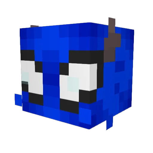 Rosiemin Minecraft avatar head, 3D render