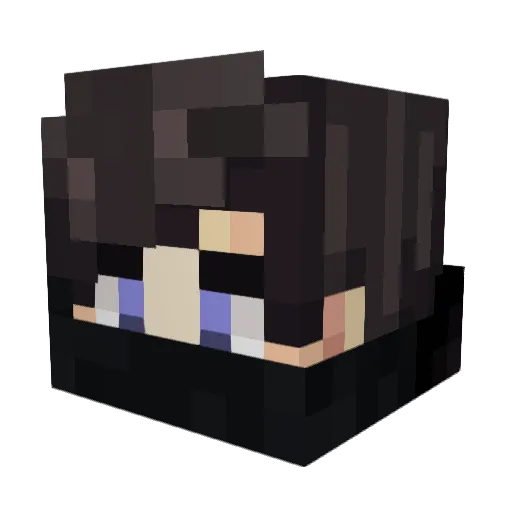 Rosinexus Minecraft avatar head, 3D render