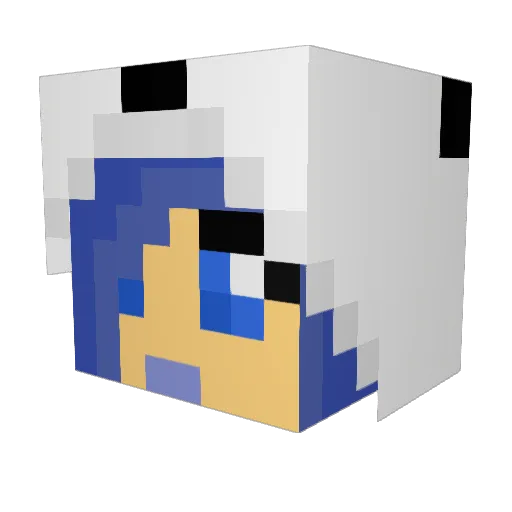Ross2692 Minecraft avatar head, 3D render