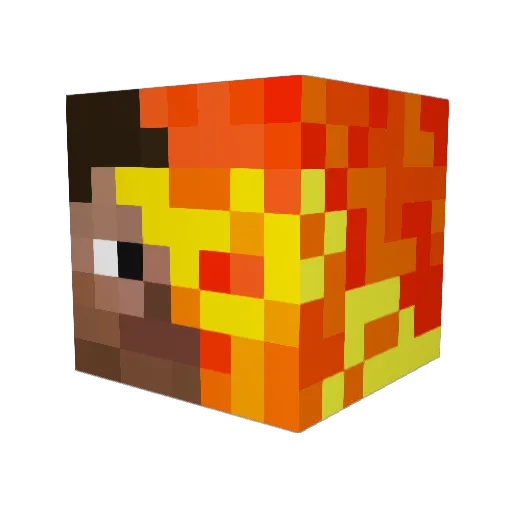 RossBoss224 Minecraft avatar head, 3D render
