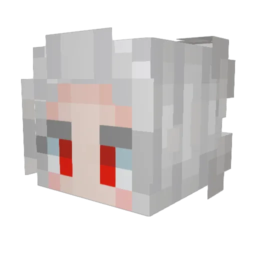 RossRowdy Minecraft avatar head, 3D render