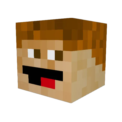 Ross_714 Minecraft avatar head, 3D render