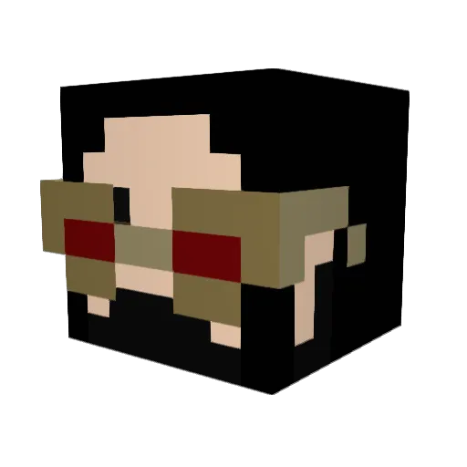 Rossatronthe1st Minecraft avatar head, 3D render