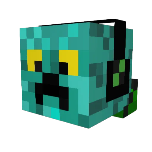RossiRedDevil Minecraft avatar head, 3D render