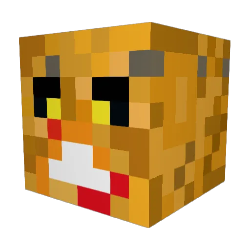 Rossy1335 Minecraft avatar head, 3D render