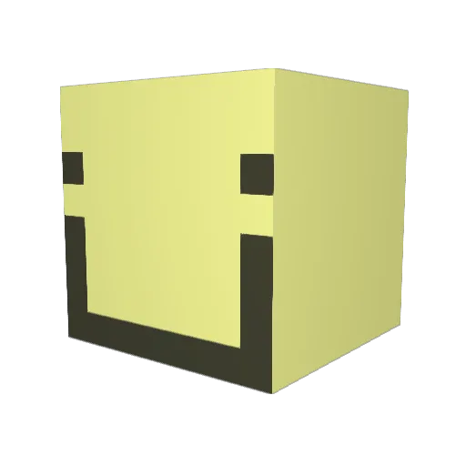RossyBoyss Minecraft avatar head, 3D render