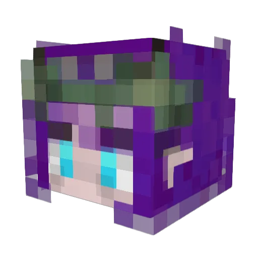 RossyUska Minecraft avatar head, 3D render