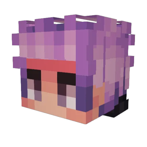 RostigerSho Minecraft avatar head, 3D render