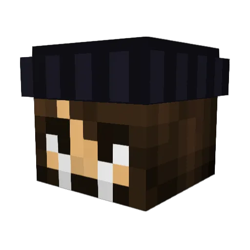 Rostik002 Minecraft avatar head, 3D render