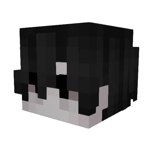 Rostral Minecraft avatar head, 3D render