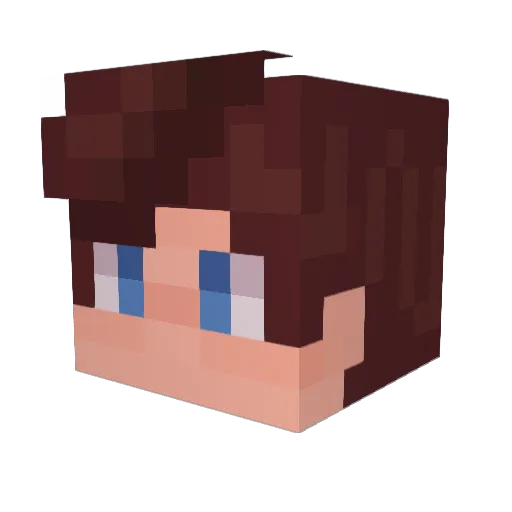 Rostyan4uk Minecraft avatar head, 3D render