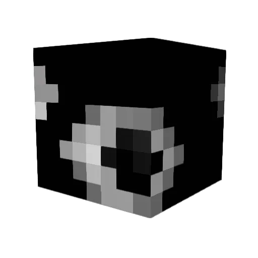 Rosus Minecraft avatar head, 3D render