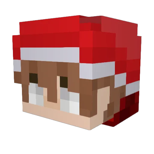 RotFuchs212 Minecraft avatar head, 3D render