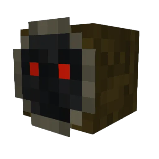 Rotcorp Minecraft avatar head, 3D render