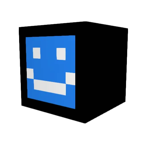 RotelliXIXI Minecraft avatar head, 3D render
