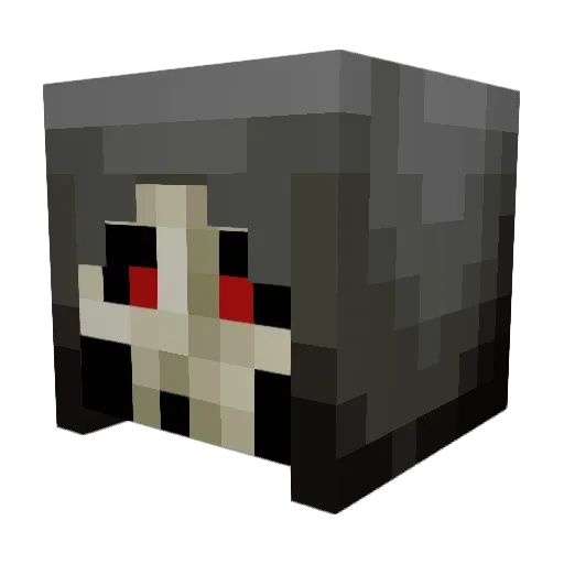 Rotroyer Minecraft avatar head, 3D render