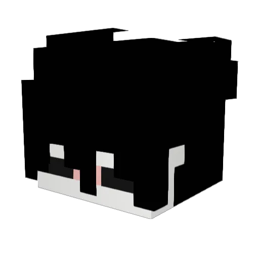 RotteZito Minecraft avatar head, 3D render