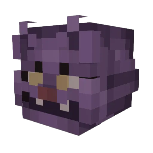 Rotten_Daisy Minecraft avatar head, 3D render