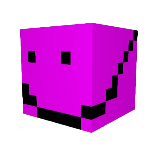 Rotterbot Minecraft avatar head, 3D render