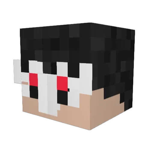 RotundChimp Minecraft avatar head, 3D render