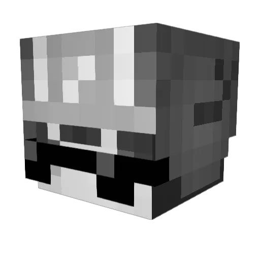 RouZong_bot Minecraft avatar head, 3D render