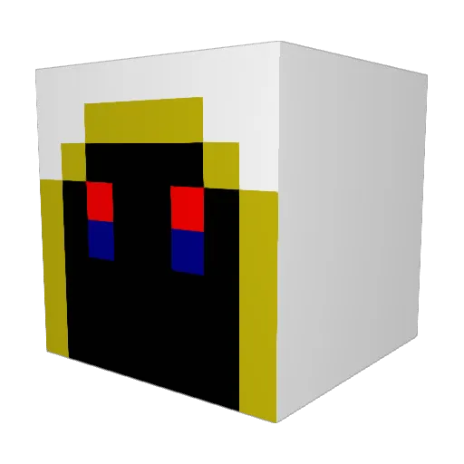 Rough_Opssum Minecraft avatar head, 3D render