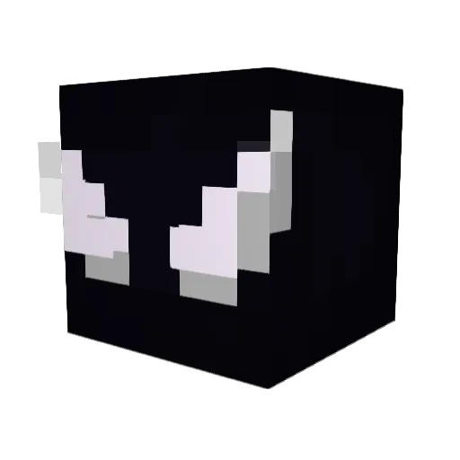 Roumiii Minecraft avatar head, 3D render