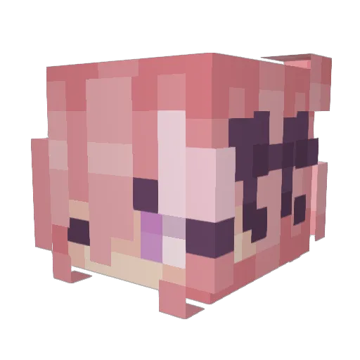 Rouser400 Minecraft avatar head, 3D render