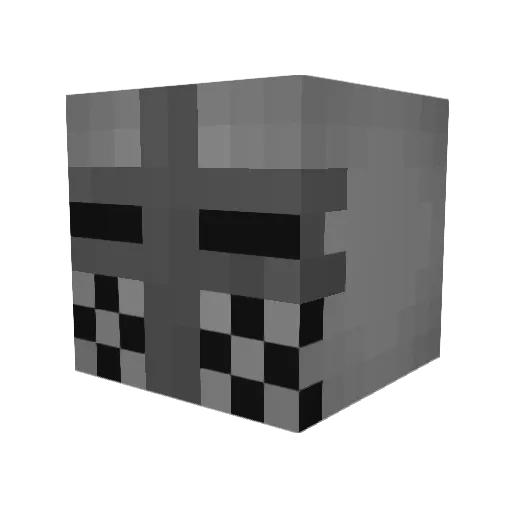 Rovali Minecraft avatar head, 3D render