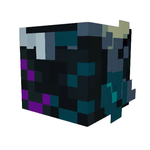 Roverr_ Minecraft avatar head, 3D render